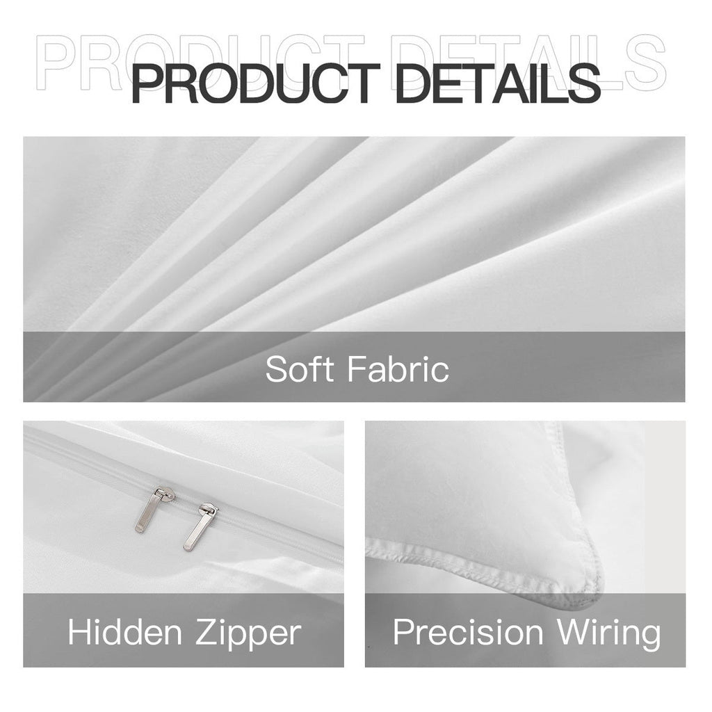 Quilt Cover Four-Piece Set (Double-Sided Printing) | Polyester - pink ch1 by My Store