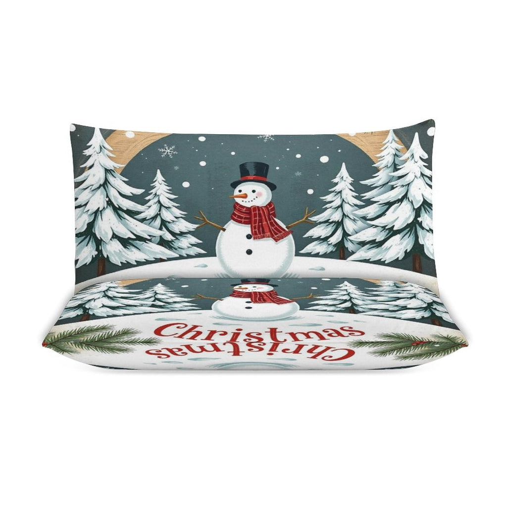 Christmas 3-Piece Bedding Set-90"x90"/ 229x229cm (Dual-sided Printing) by SALE-Personal Design