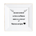 Ceramic Square Plates, Weddings Day Appetizers, Personalized Dinner Decor, Romantic Custom Plates, Table Setting Gift by popcustoms