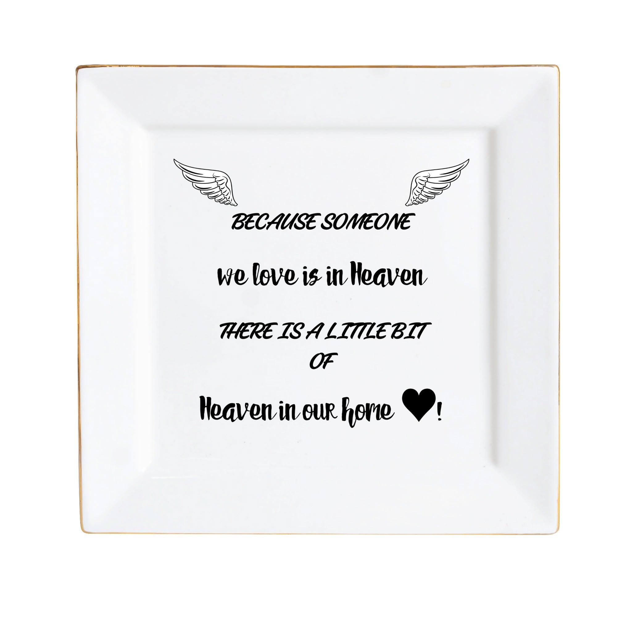 Ceramic Square Plates, Weddings Day Appetizers, Personalized Dinner Decor, Romantic Custom Plates, Table Setting Gift by popcustoms