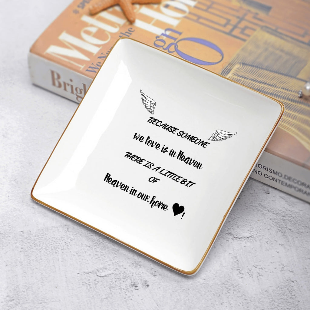Ceramic Square Plates, Weddings Day Appetizers, Personalized Dinner Decor, Romantic Custom Plates, Table Setting Gift by popcustoms