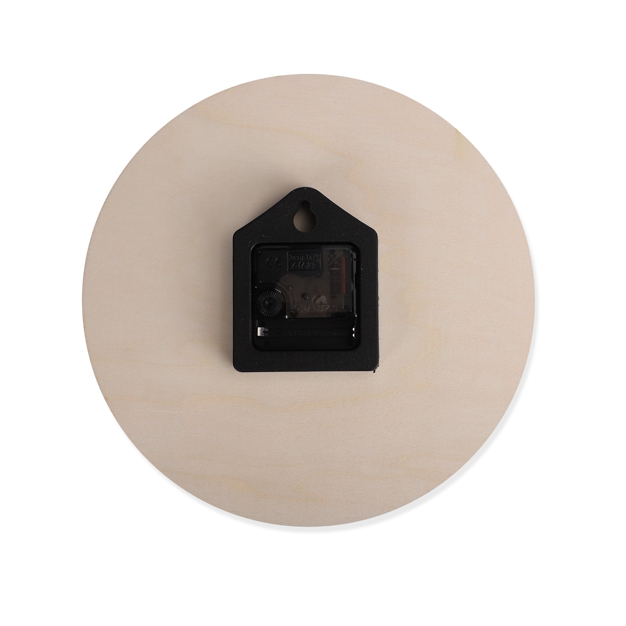 Frameless Round Wall Clock – Violet Orchidea Design for Kitchen, Bedroom & Living Room by popcustoms