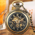 Vintage Classic Gift Pocket Watch Roman Characters Crown Watch Crown by cj
