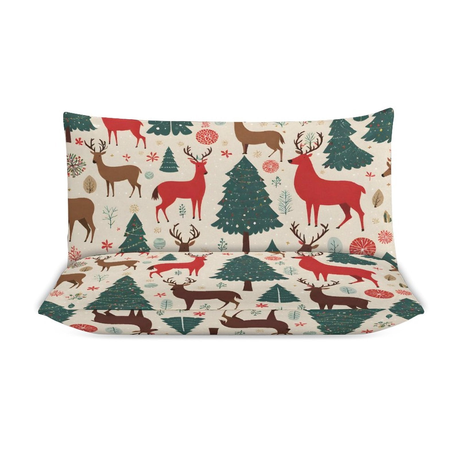 3-Piece Bedding Set-90"x90"/ 229x229cm (Dual-sided Printing) by SALE-Personal Design