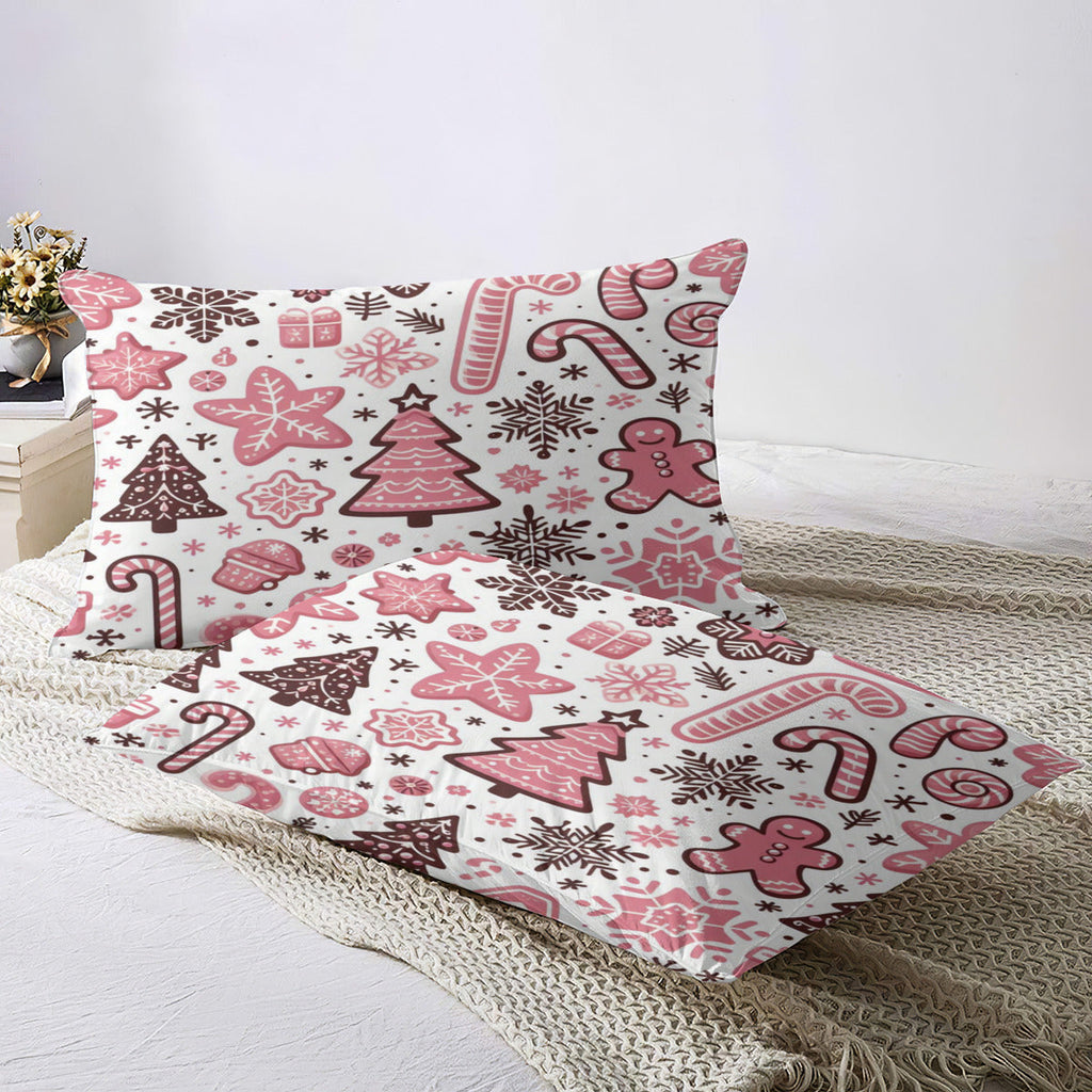 Christmas Quilt Cover Four-Piece Set by ChristmasLoving.Shop