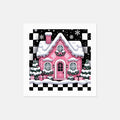 Luncheon Napkin (QTY 100) Christmas House Pink by My Store