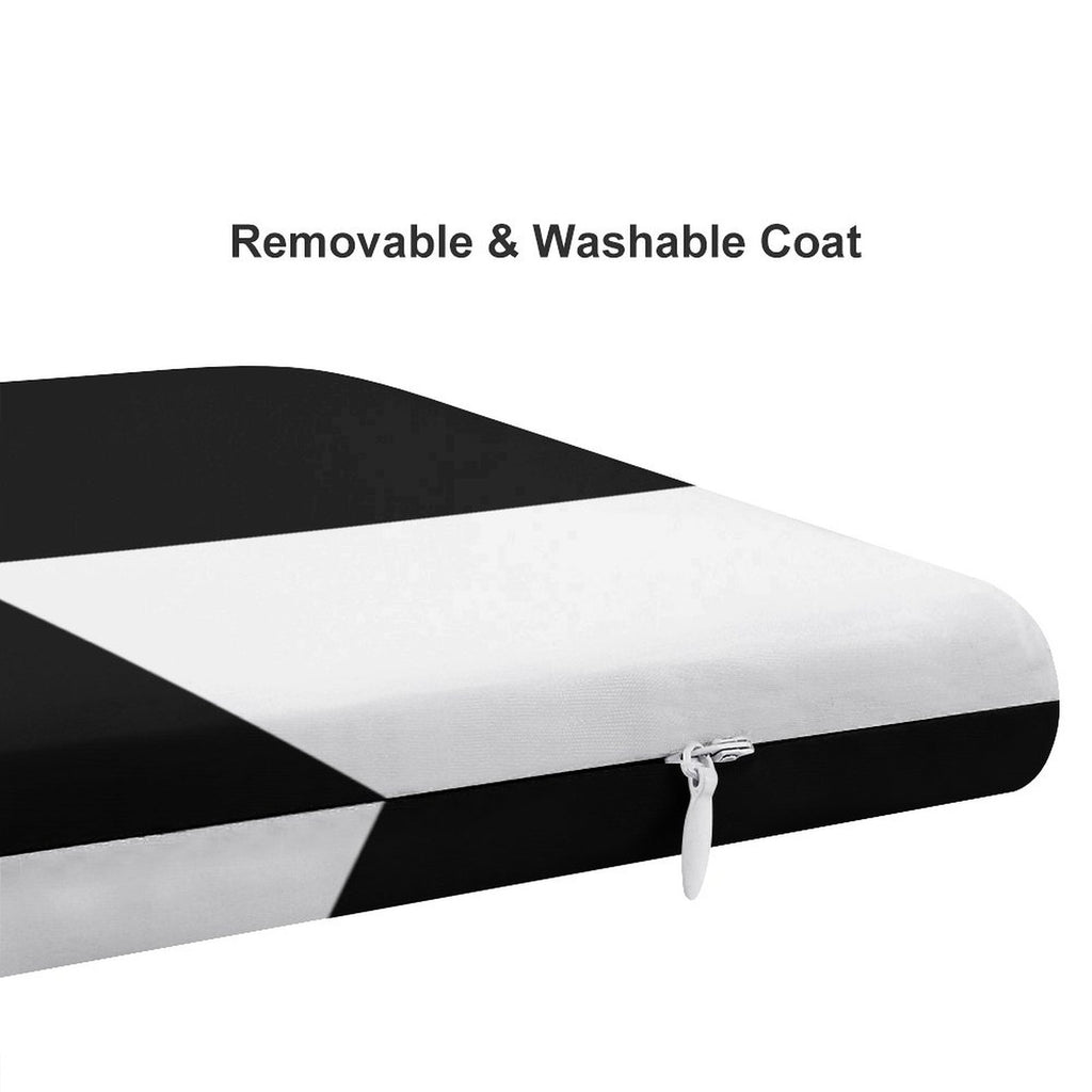 Square Cushion Blackand White