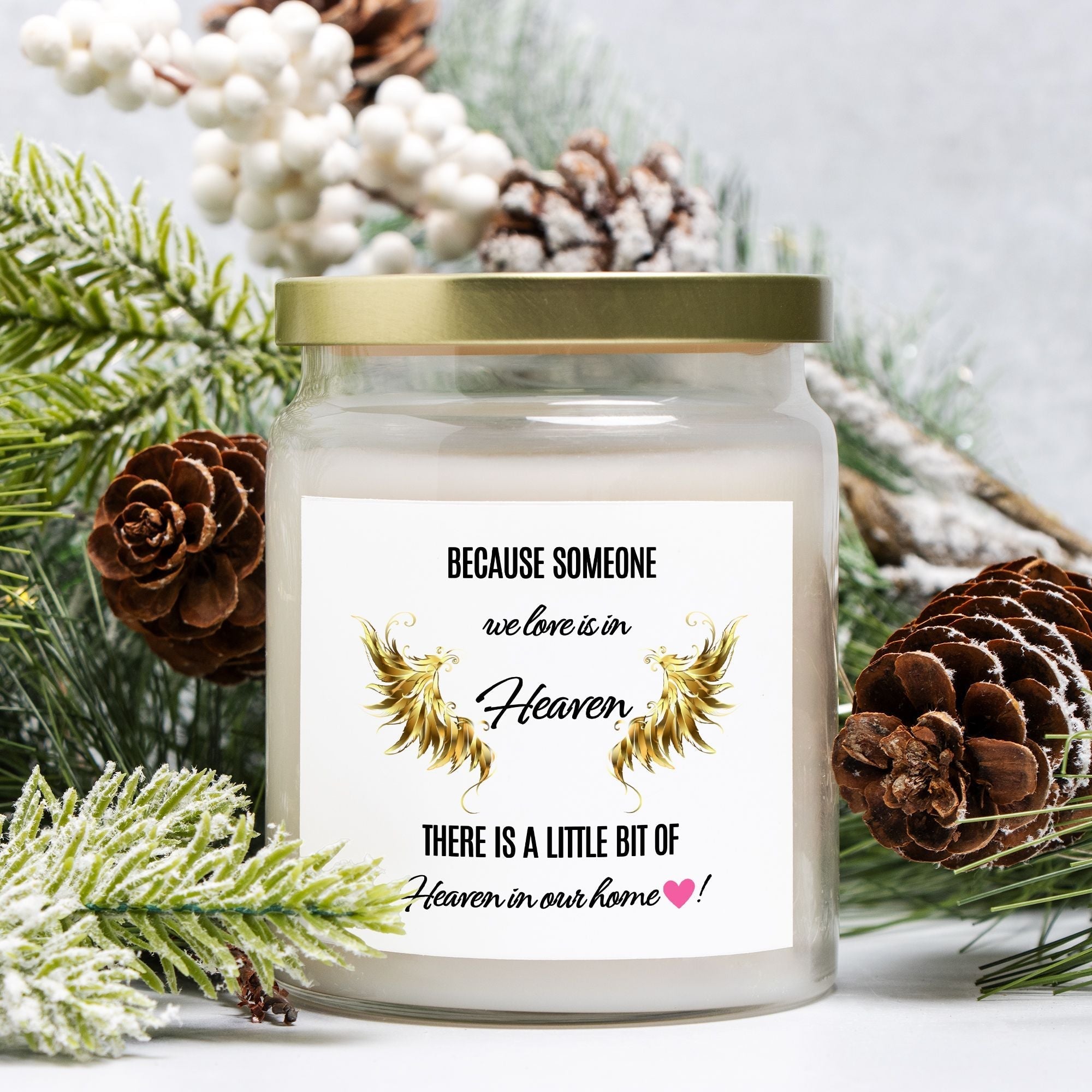 Candle Apothecary Jar 9oz by ChristmasLoving.Shop