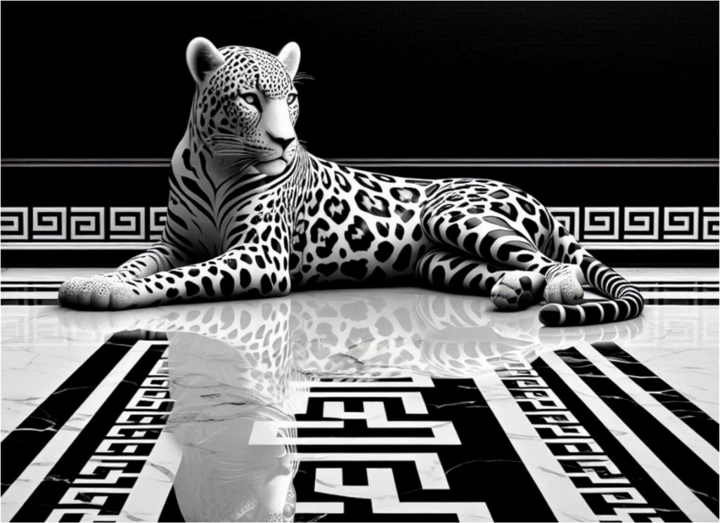 Main image Leopard marble look