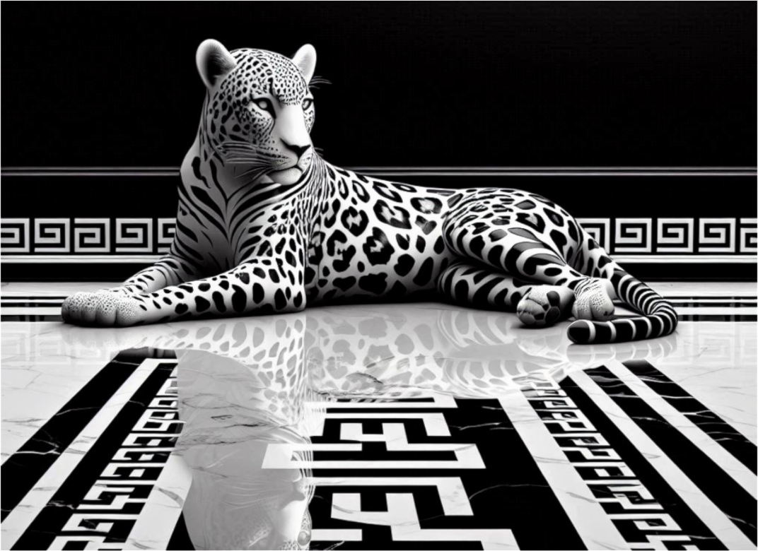 Main image Leopard marble look
