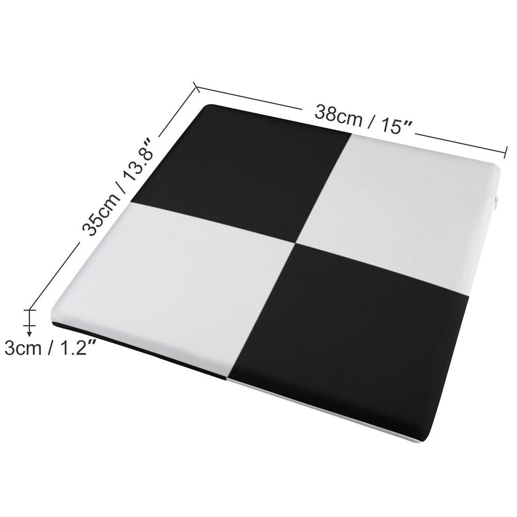 Square Cushion Blackand White
