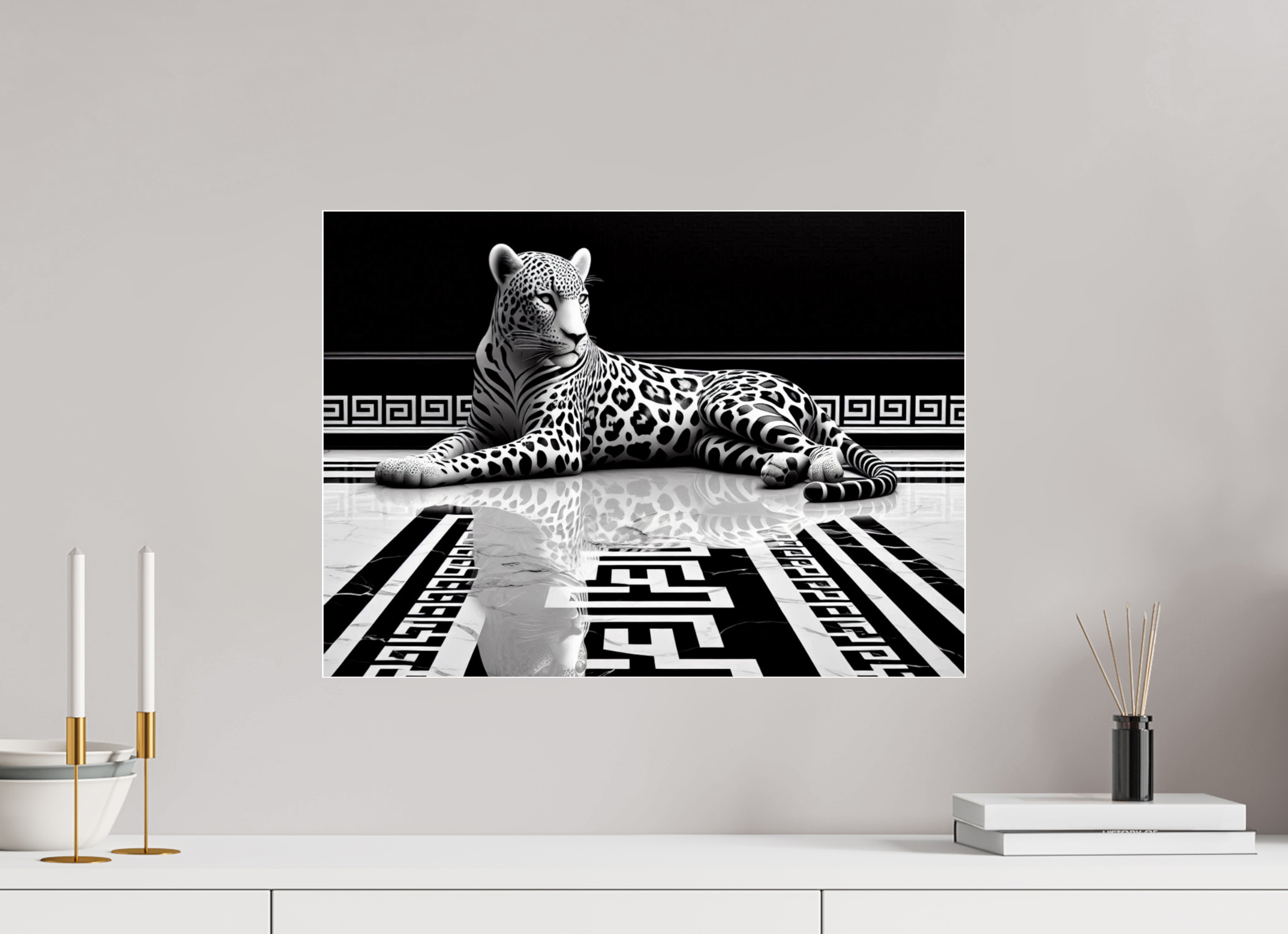 22 x 16″, jewelryluxeus Leopard marble look