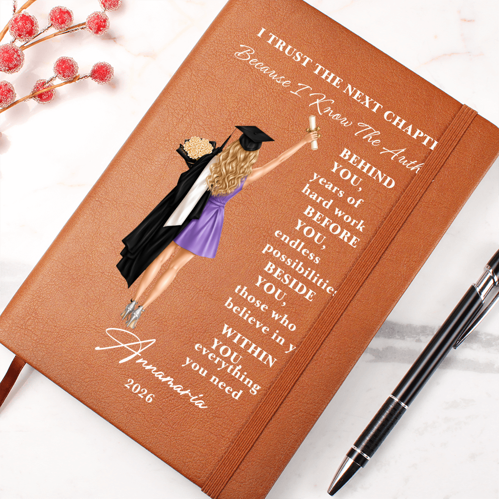 Personalized Journal | Emotional Graduation Gift | Custom Name Notebook for Graduate