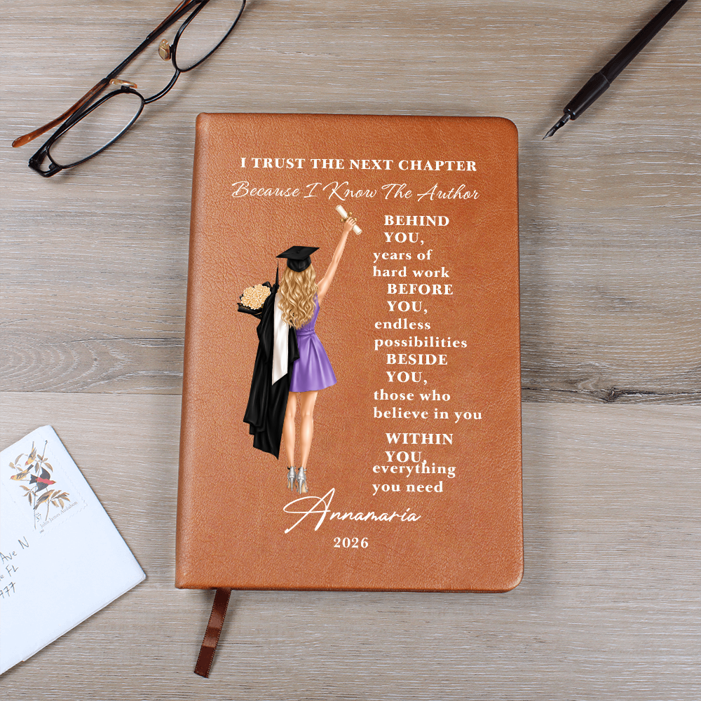 Personalized Journal | Emotional Graduation Gift | Custom Name Notebook for Graduate