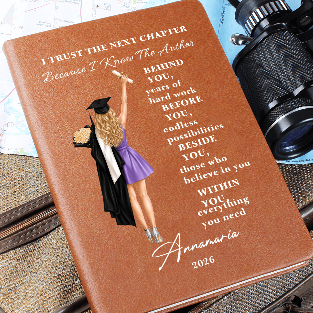 Personalized Journal | Emotional Graduation Gift | Custom Name Notebook for Graduate