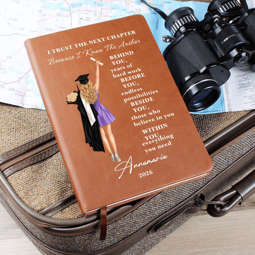 Personalized Journal | Emotional Graduation Gift | Custom Name Notebook for Graduate