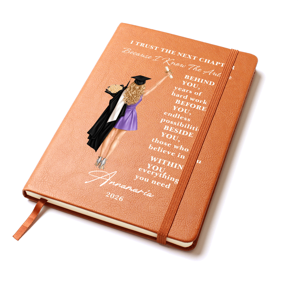 Personalized Journal | Emotional Graduation Gift | Custom Name Notebook for Graduate
