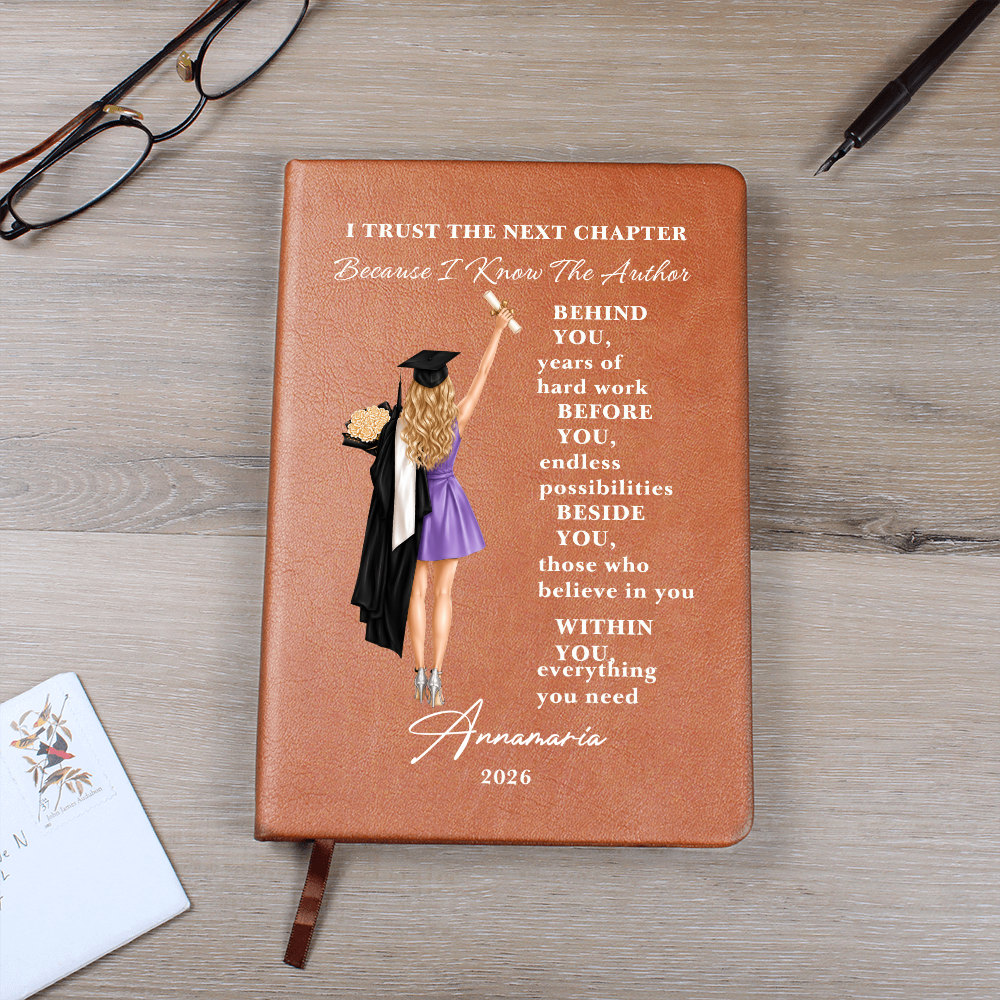 Personalized Journal | Emotional Graduation Gift | Custom Name Notebook for Graduate