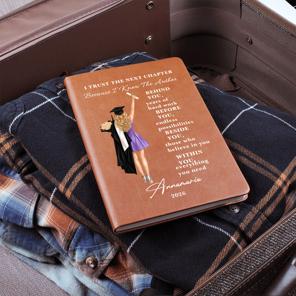 Personalized Journal | Emotional Graduation Gift | Custom Name Notebook for Graduate