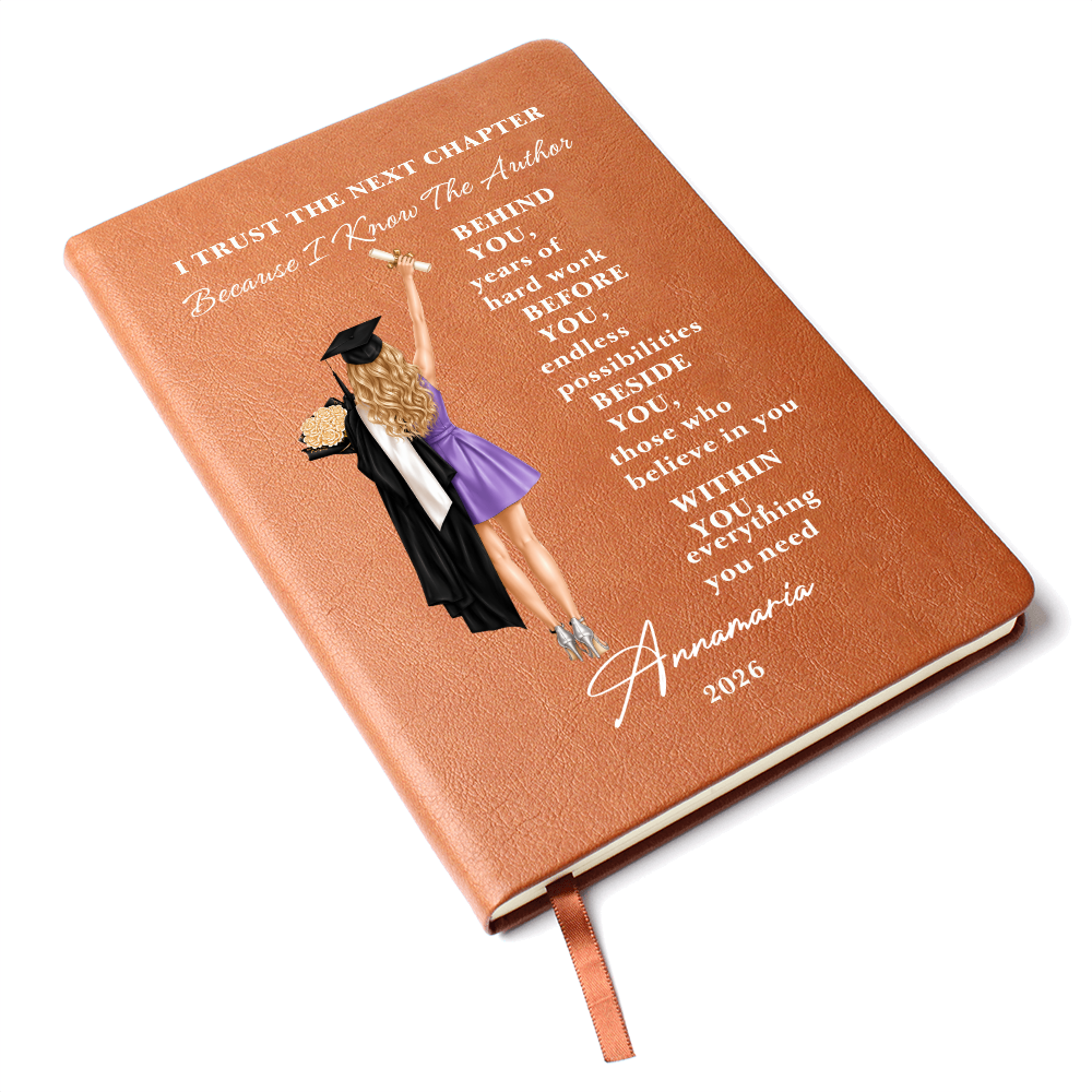 Personalized Journal | Emotional Graduation Gift | Custom Name Notebook for Graduate