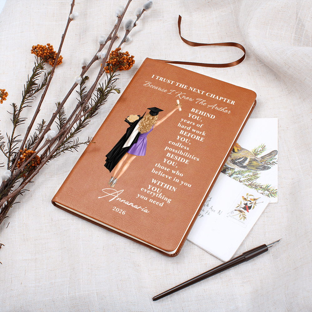 Personalized Journal | Emotional Graduation Gift | Custom Name Notebook for Graduate