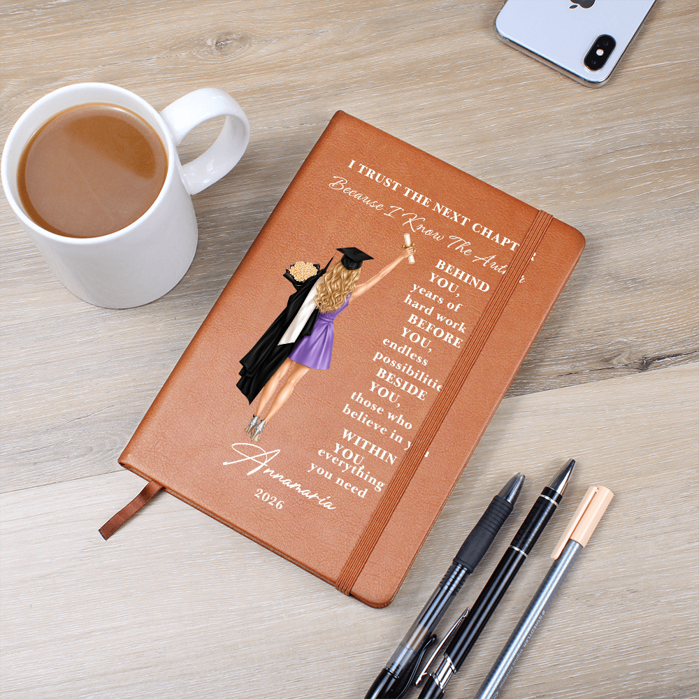 Personalized Journal | Emotional Graduation Gift | Custom Name Notebook for Graduate