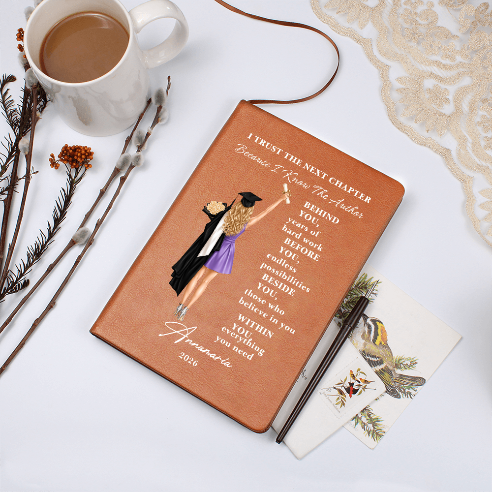 Personalized Journal | Emotional Graduation Gift | Custom Name Notebook for Graduate