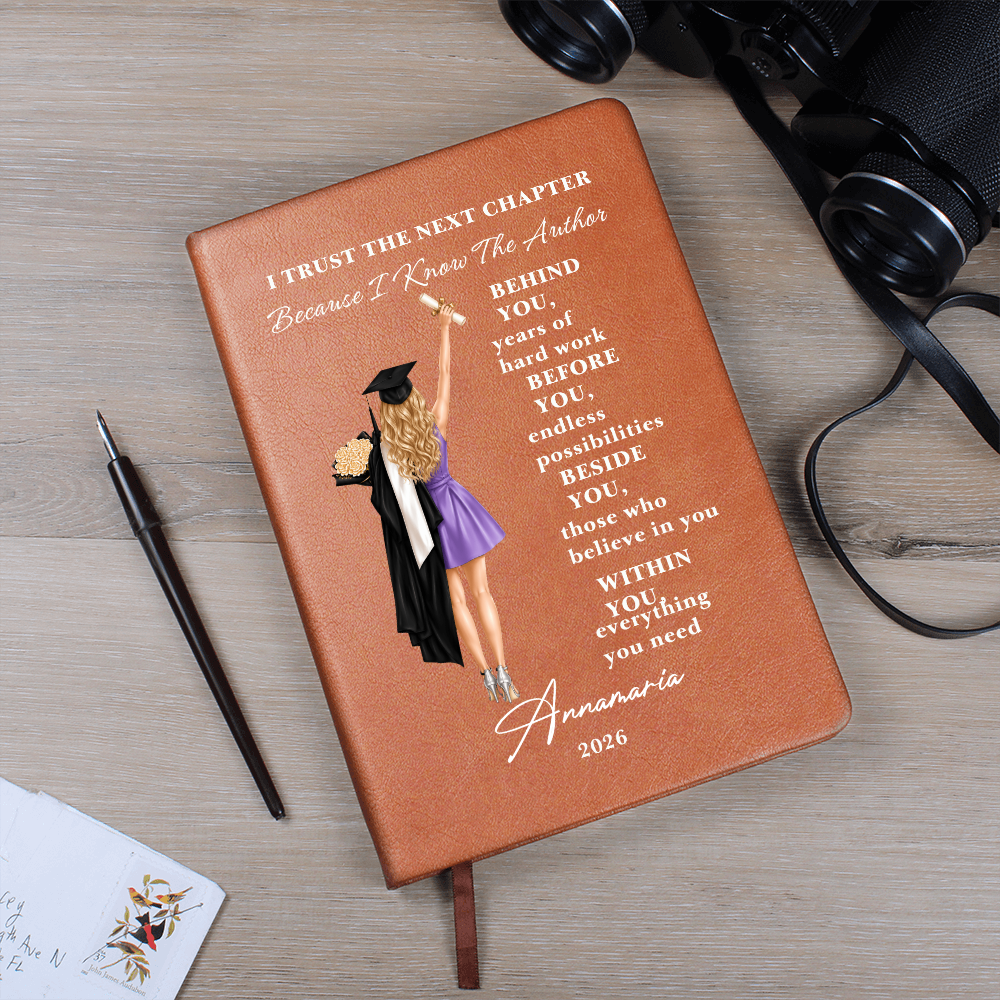 Personalized Journal | Emotional Graduation Gift | Custom Name Notebook for Graduate