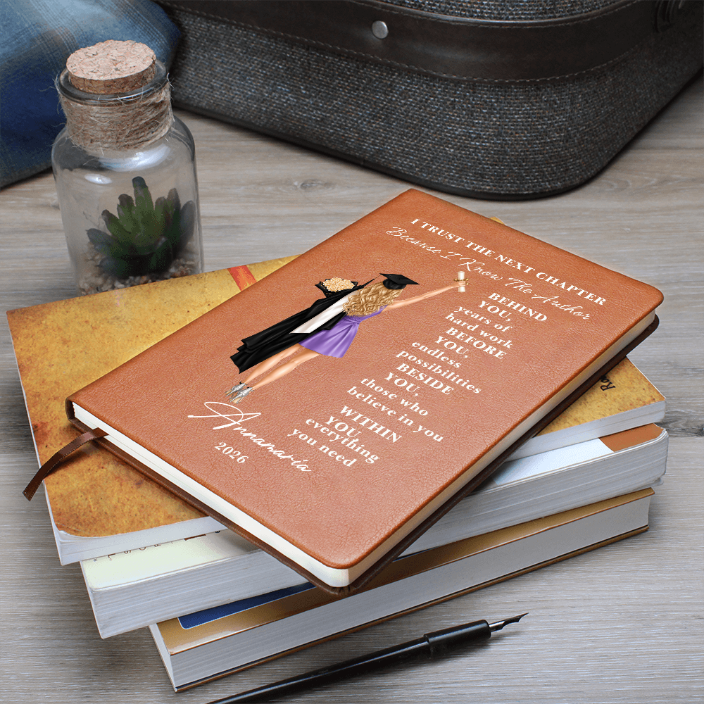 Personalized Journal | Emotional Graduation Gift | Custom Name Notebook for Graduate
