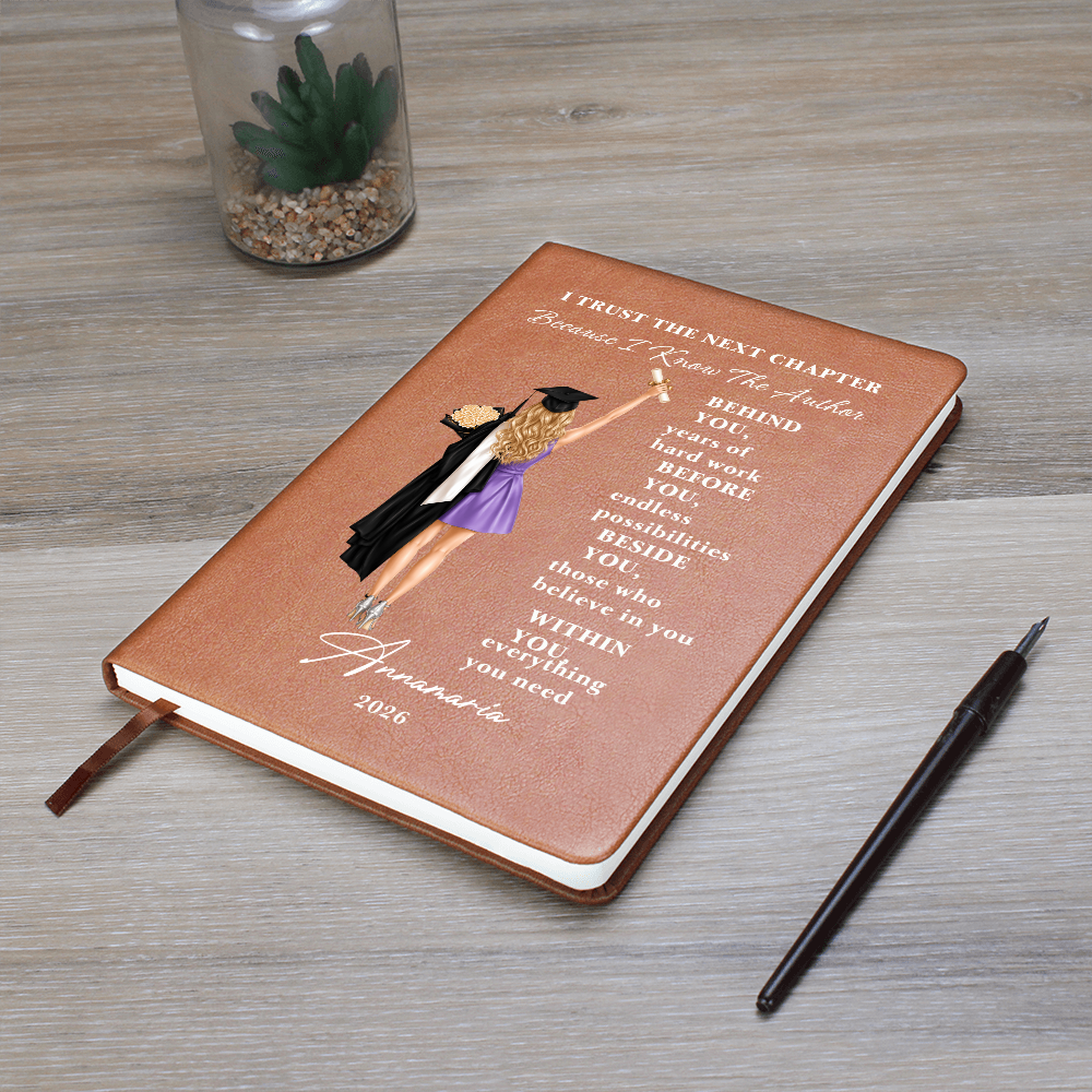 Personalized Journal | Emotional Graduation Gift | Custom Name Notebook for Graduate
