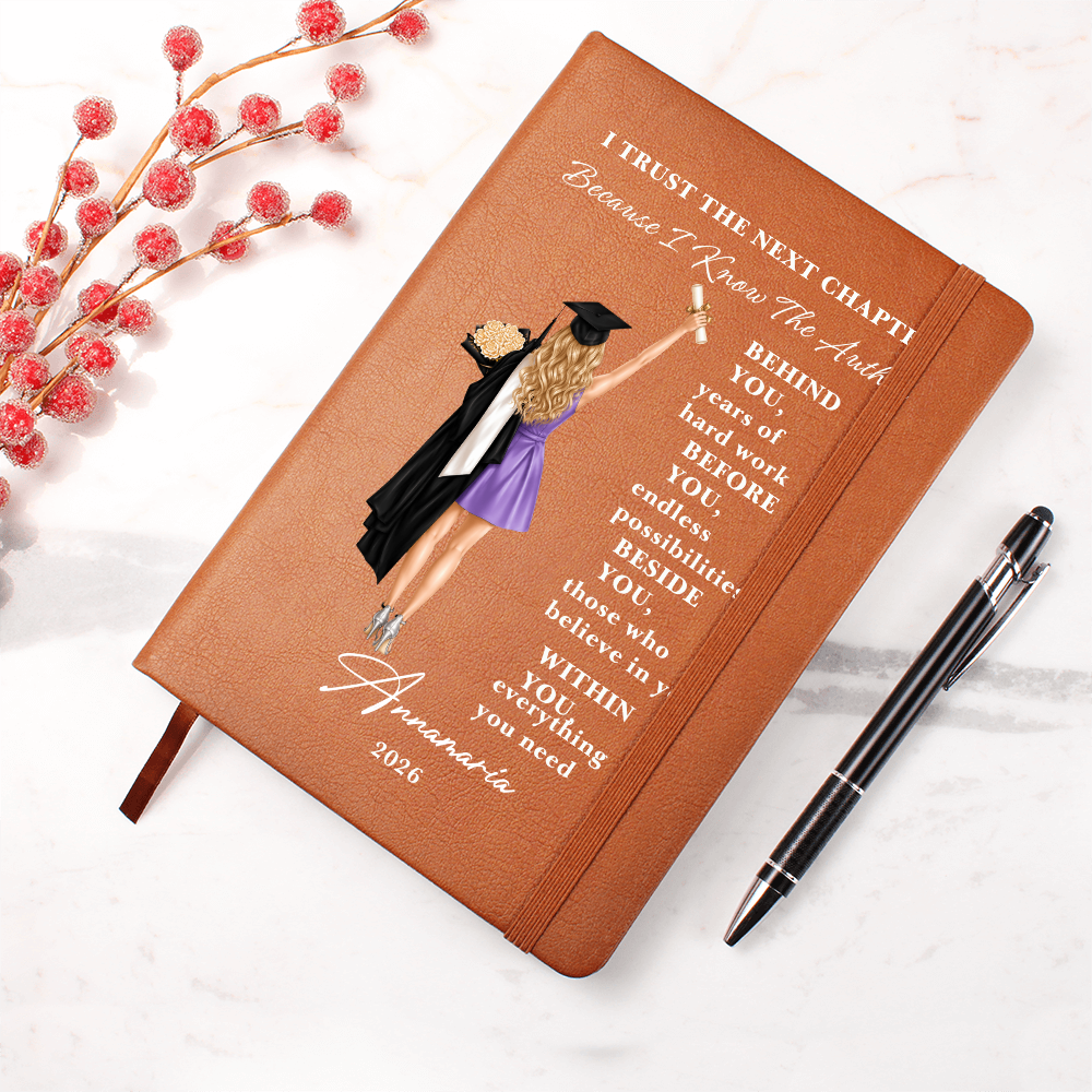 Personalized Journal | Emotional Graduation Gift | Custom Name Notebook for Graduate