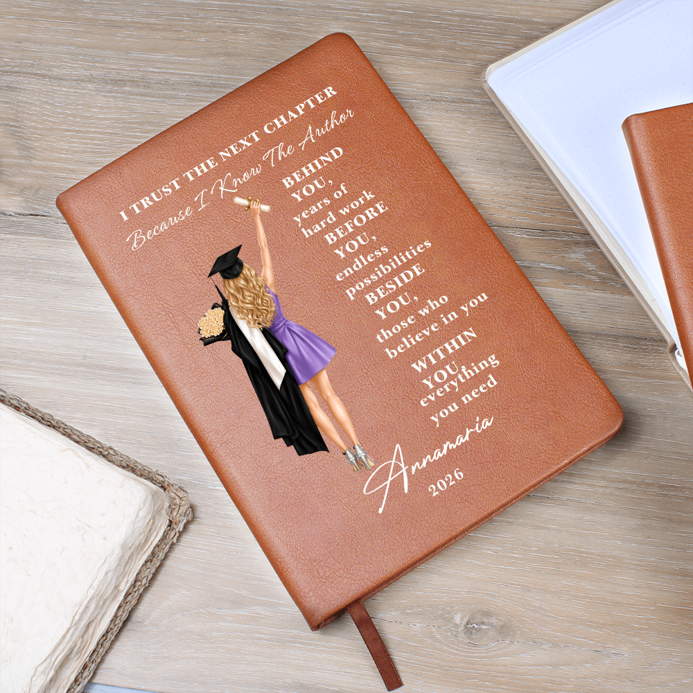 Personalized Journal | Emotional Graduation Gift | Custom Name Notebook for Graduate