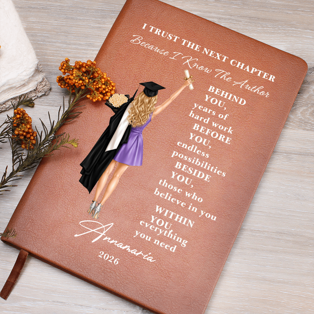 Personalized Journal | Emotional Graduation Gift | Custom Name Notebook for Graduate