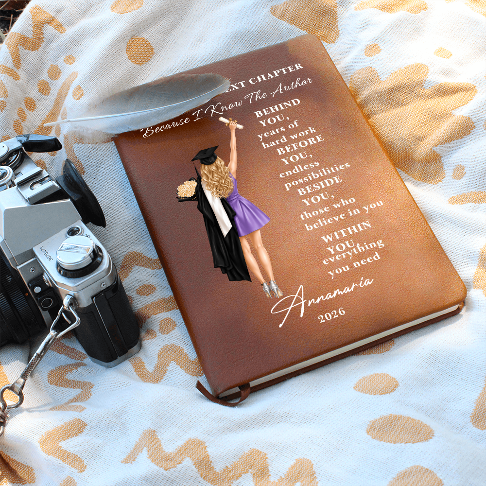 Personalized Journal | Emotional Graduation Gift | Custom Name Notebook for Graduate