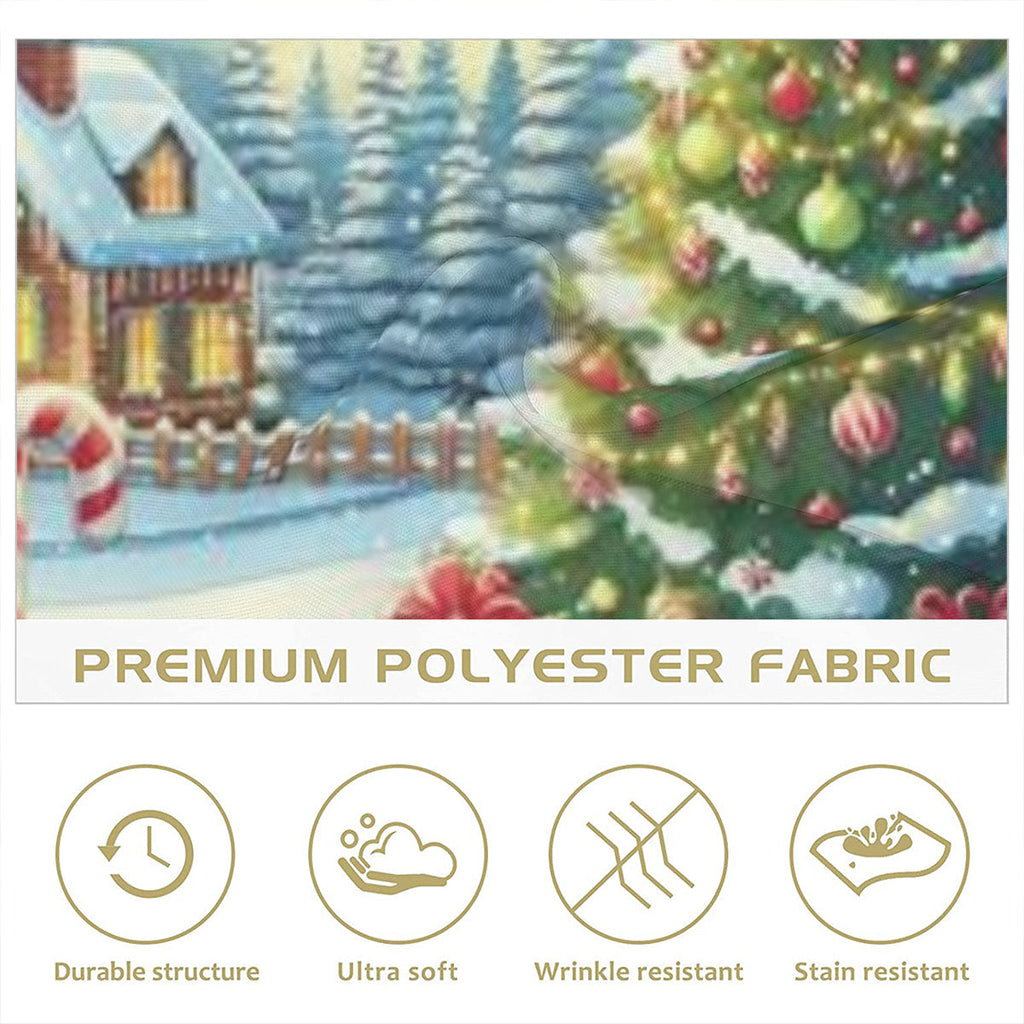 Christmas scene Napkins by ChristmasLoving.Shop