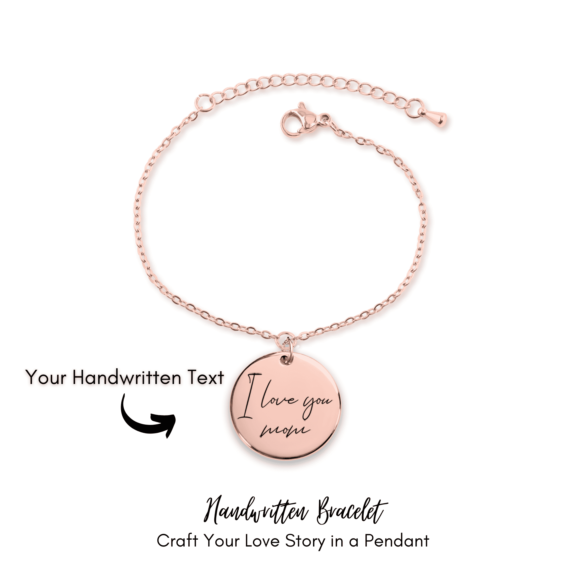Handwritten Bracelet Christmas Grinch design by OwnPrint