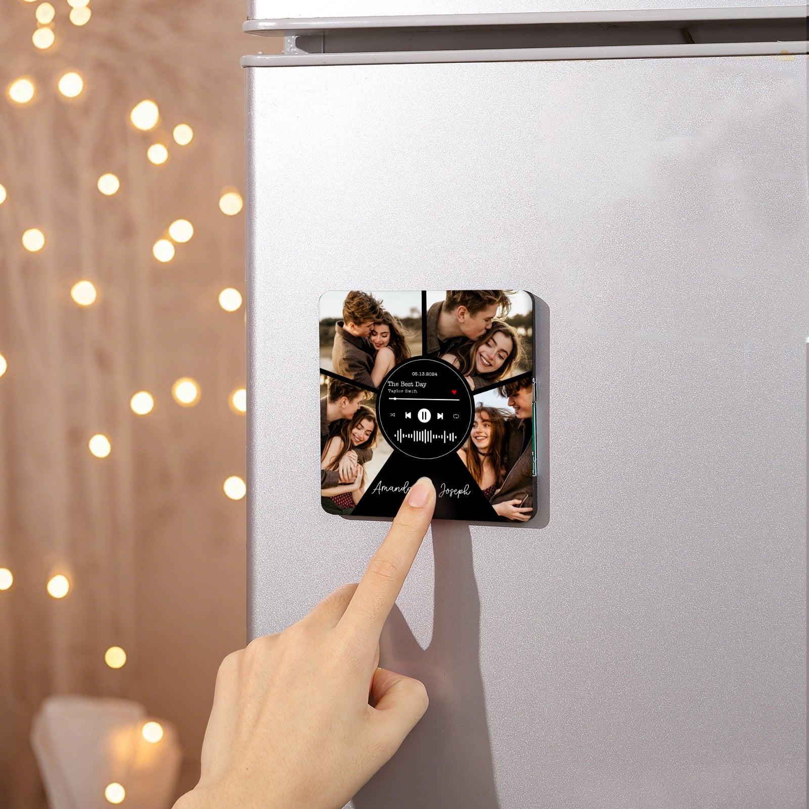 Personalized Decorative Refrigerator Magnets – Custom Name or Message – Cute Fridge Decor Gift by cmoffer
