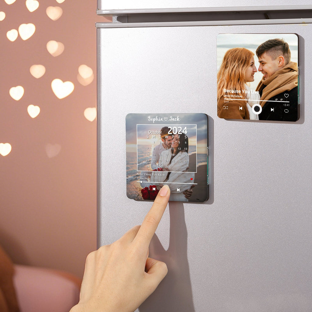 Personalized Decorative Refrigerator Magnets – Custom Name or Message – Cute Fridge Decor Gift by cmoffer