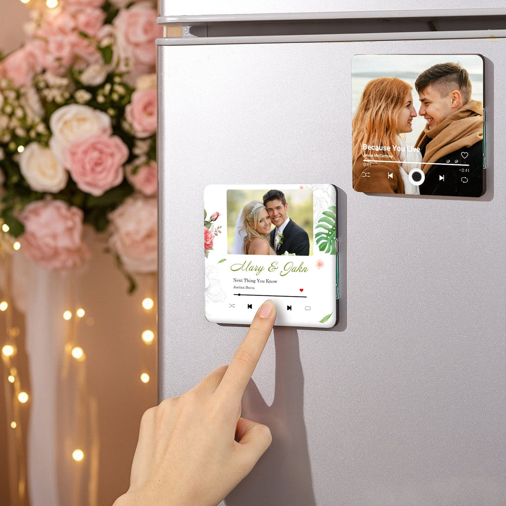 Personalized Decorative Refrigerator Magnets – Custom Name or Message – Cute Fridge Decor Gift by cmoffer