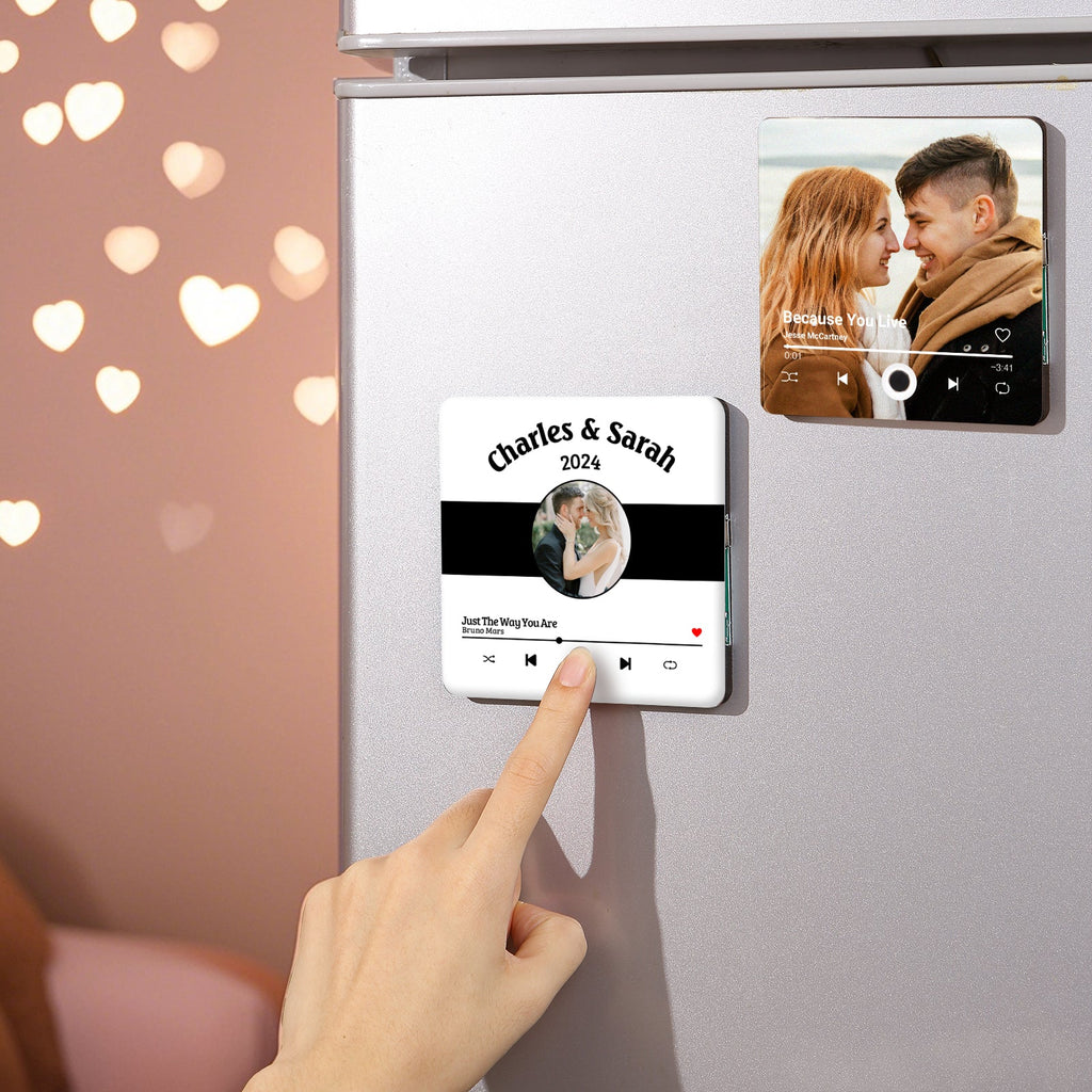 Personalized Decorative Refrigerator Magnets – Custom Name or Message – Cute Fridge Decor Gift by cmoffer