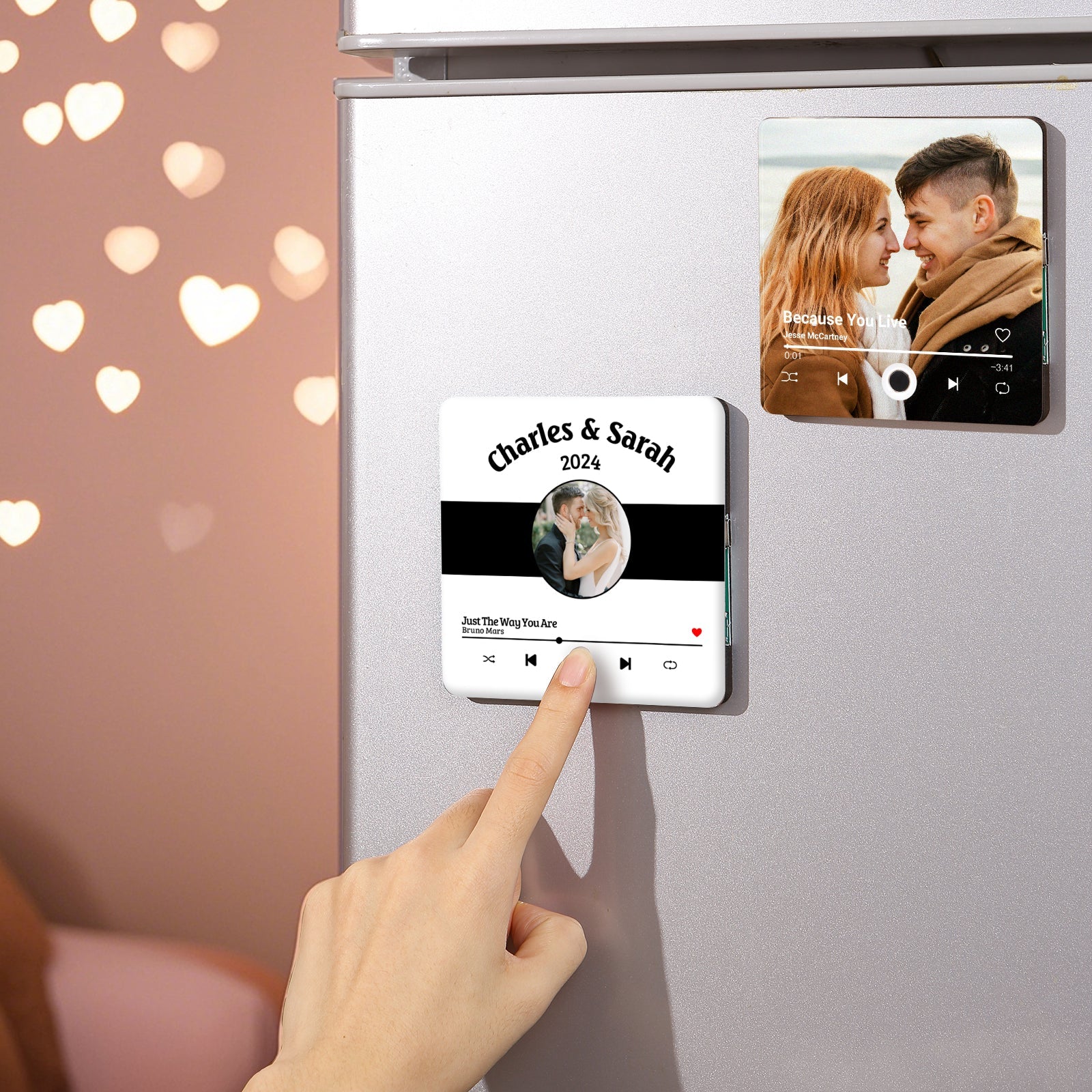Personalized Decorative Refrigerator Magnets – Custom Name or Message – Cute Fridge Decor Gift by cmoffer