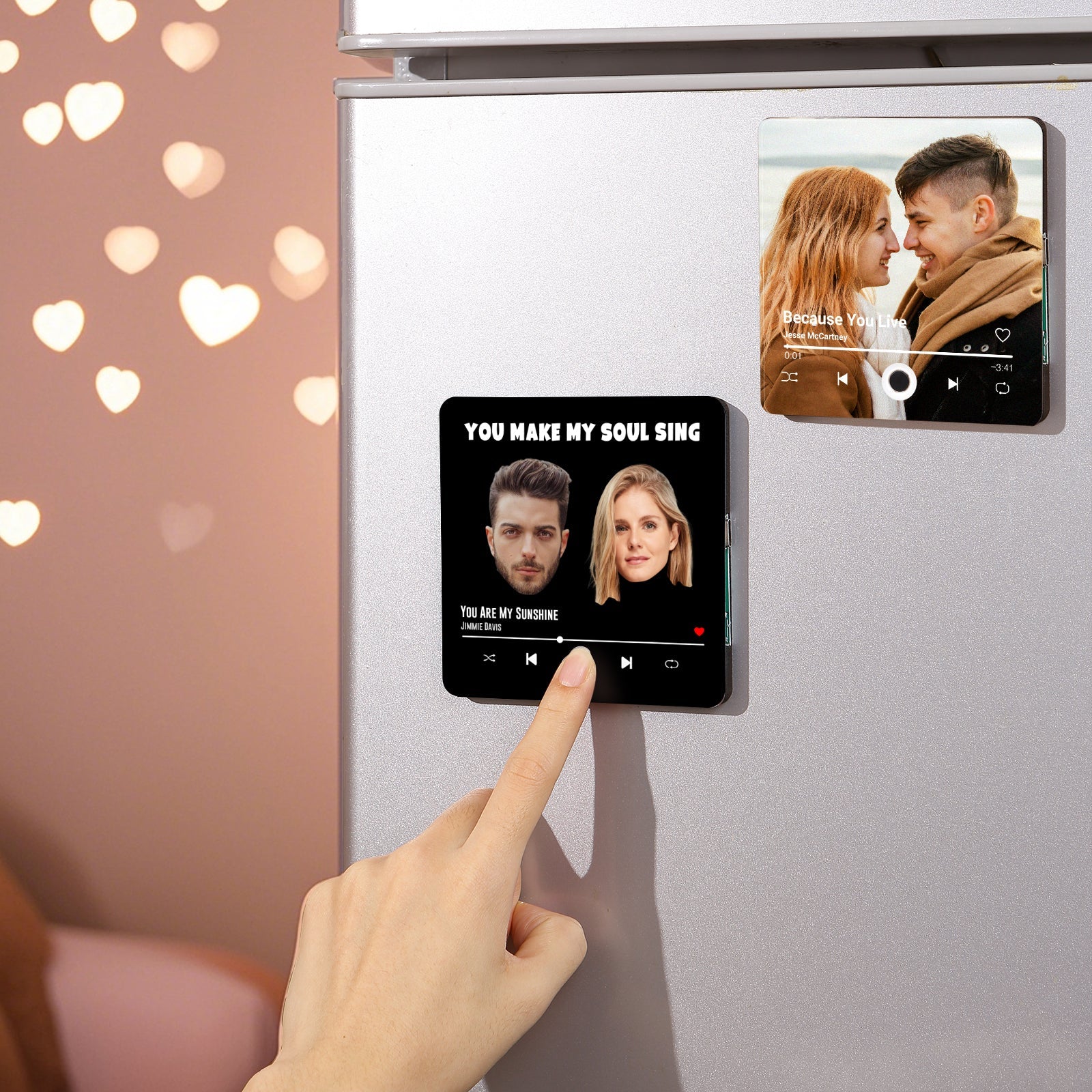 Personalized Decorative Refrigerator Magnets – Custom Name or Message – Cute Fridge Decor Gift by cmoffer