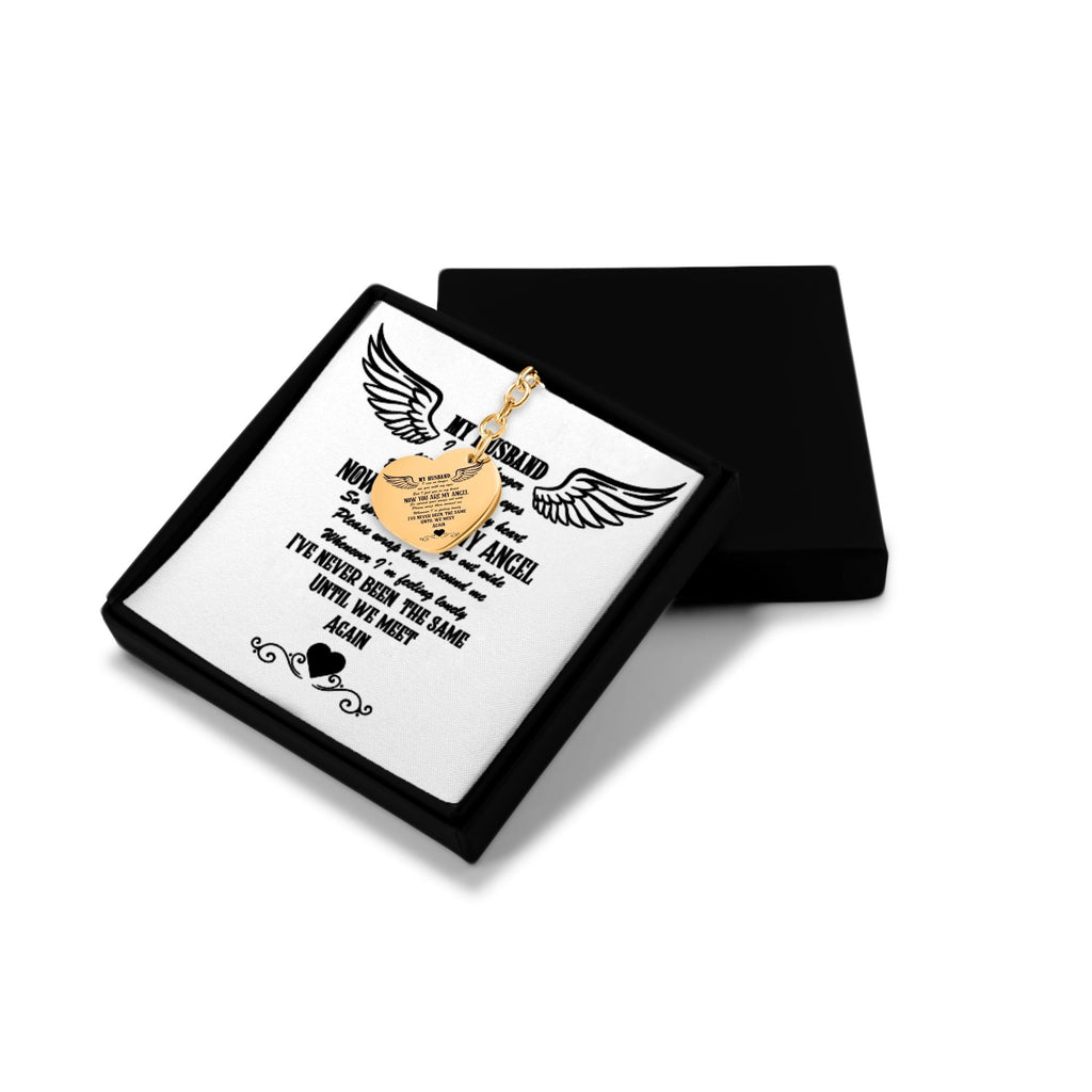 Heart Keychain Husband memorial by OwnPrint