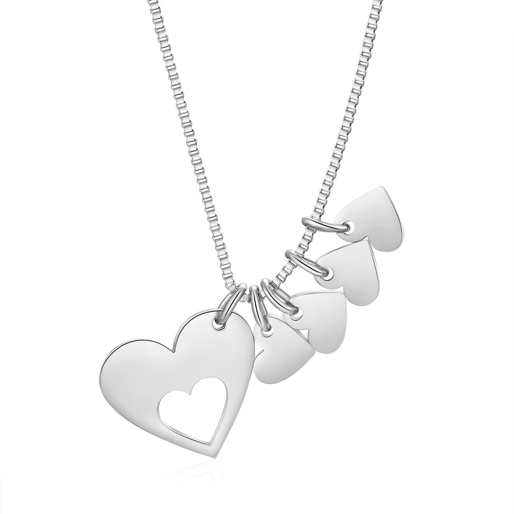Engraved Name Heart Necklace by cmoffer