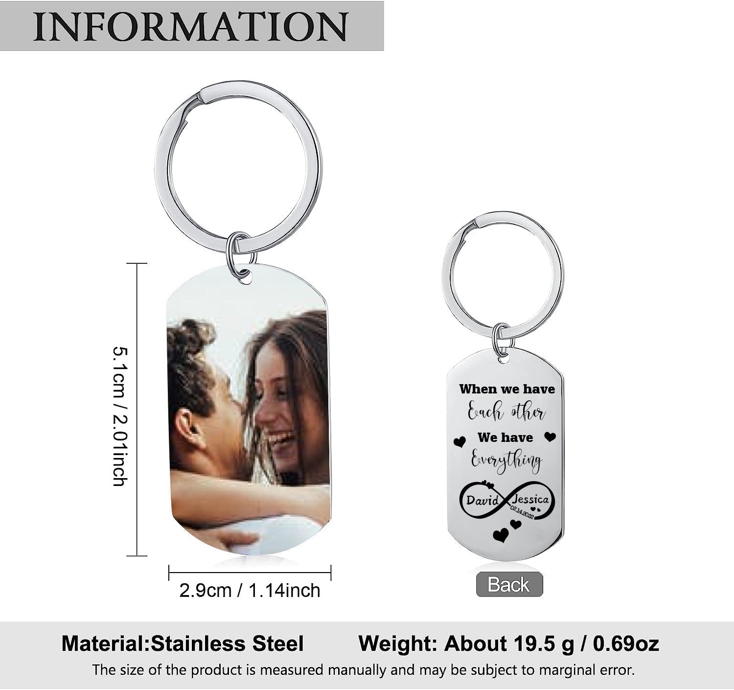 Custom Photo Keychain by cmoffer