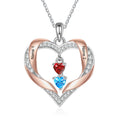 Brass Birthstone Necklace