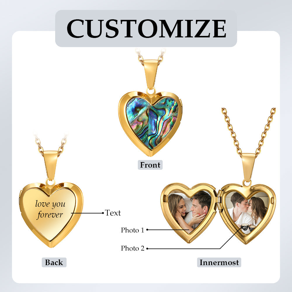 Custom Photo Engraved Necklace