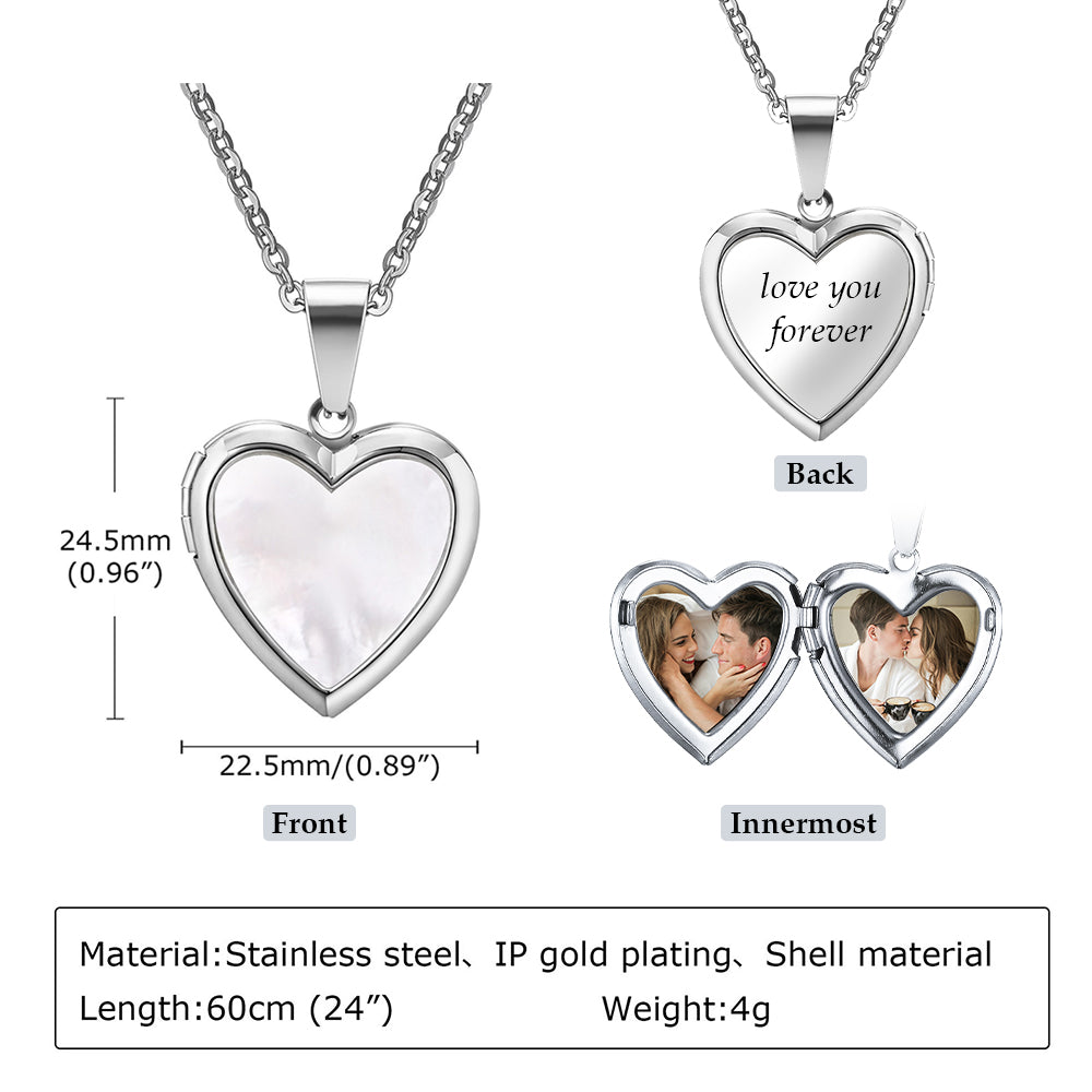 Custom Photo Engraved Necklace