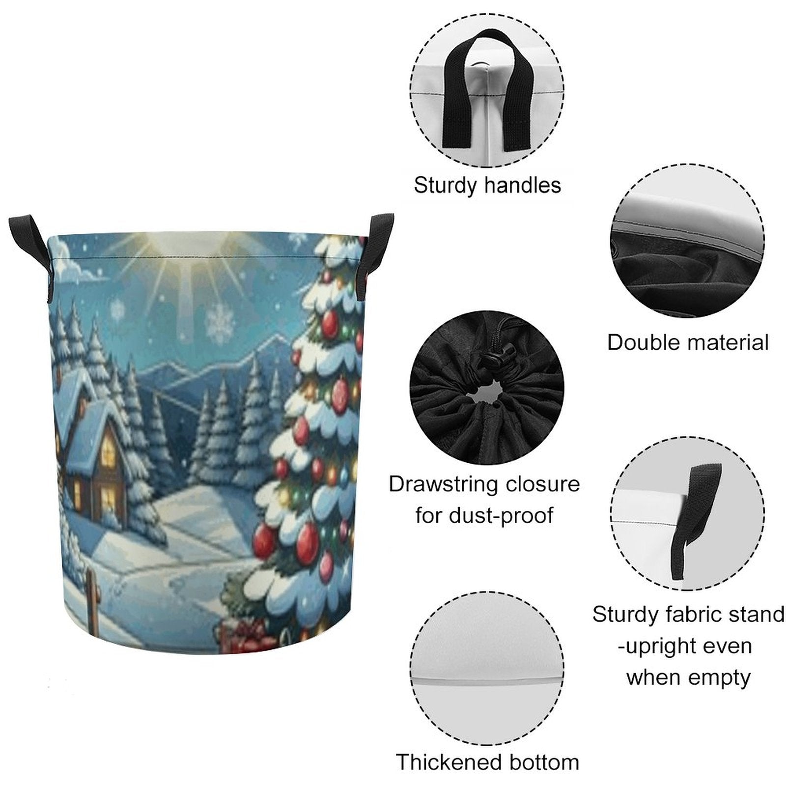 Drawstring collapsible Laundry Basket by SALE-Personal Design